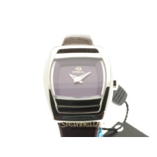 BREIL Lady quarzo acciaio cinturino vernice bordeaux 2519251063 new